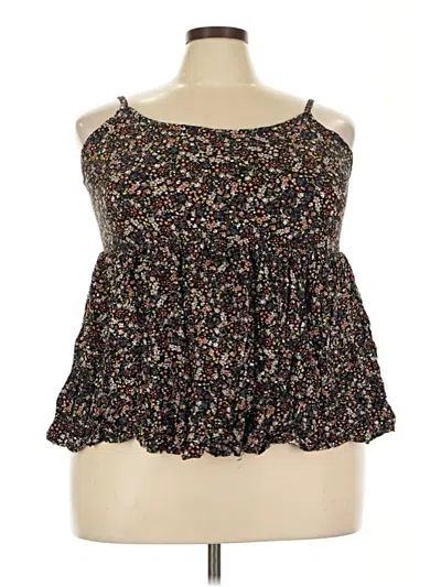 Pre-owned Torrid Sleeveless Blouse In Black