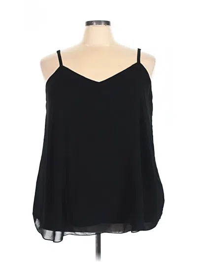 Pre-owned Torrid Sleeveless Blouse In Black