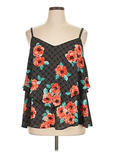 Pre-owned Torrid Sleeveless Blouse In Black