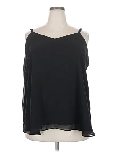 Pre-owned Torrid Sleeveless Blouse In Black