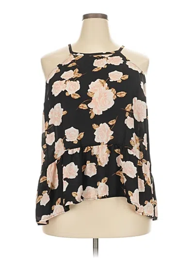 Pre-owned Torrid Sleeveless Blouse In Black