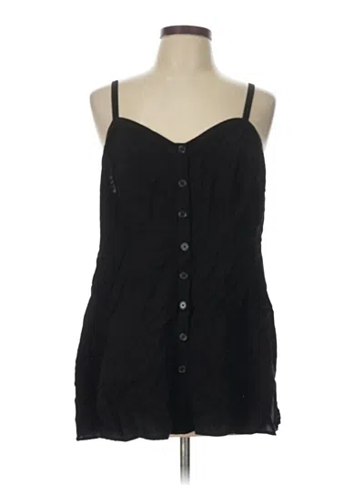 Pre-owned Torrid Sleeveless Blouse In Black
