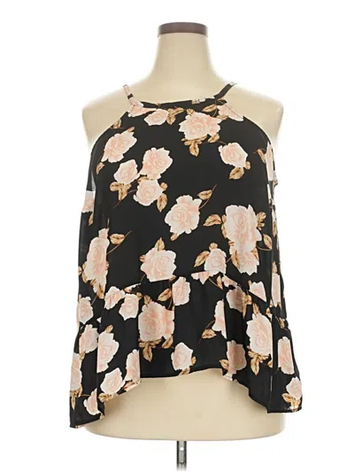 Pre-owned Torrid Sleeveless Blouse In Black
