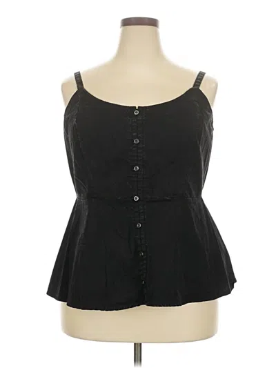 Pre-owned Torrid Sleeveless Blouse In Black