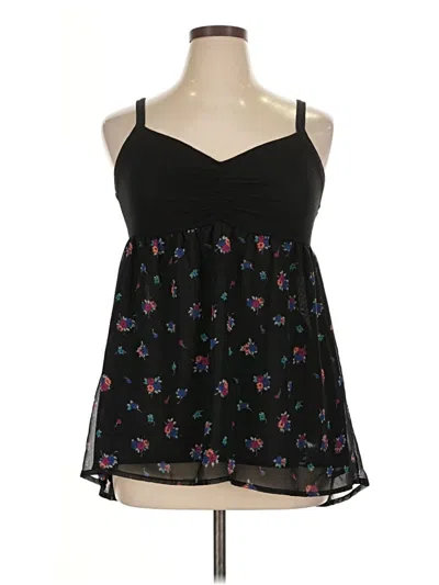 Pre-owned Torrid Sleeveless Blouse In Black