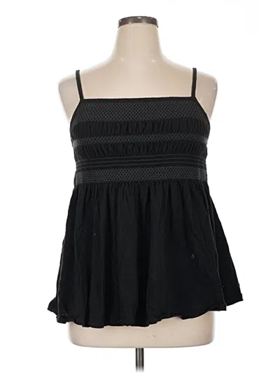 Pre-owned Torrid Sleeveless Blouse In Black
