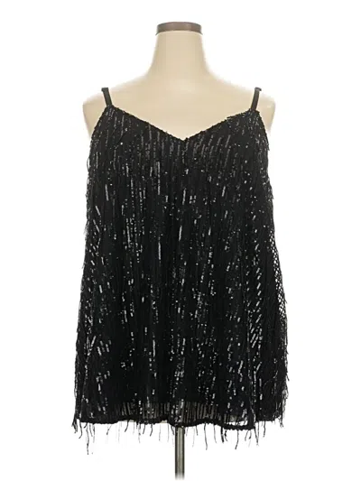 Pre-owned Torrid Sleeveless Blouse In Black