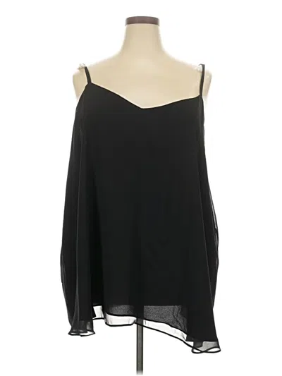 Pre-owned Torrid Sleeveless Blouse In Black