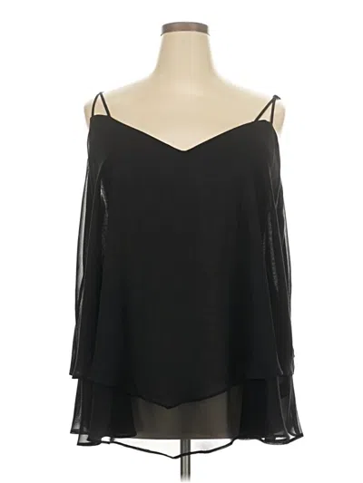 Pre-owned Torrid Sleeveless Blouse In Black