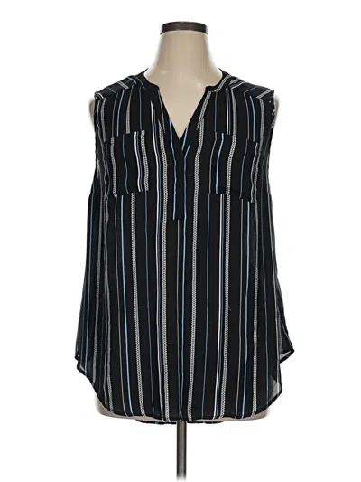 Pre-owned Torrid Sleeveless Blouse In Black