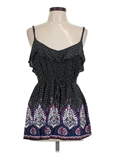 Pre-owned Torrid Sleeveless Blouse In Black