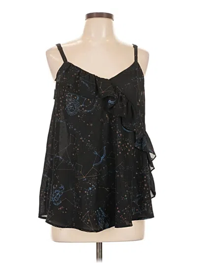 Pre-owned Torrid Sleeveless Blouse In Black