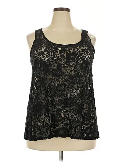 Pre-owned Torrid Sleeveless Blouse In Black
