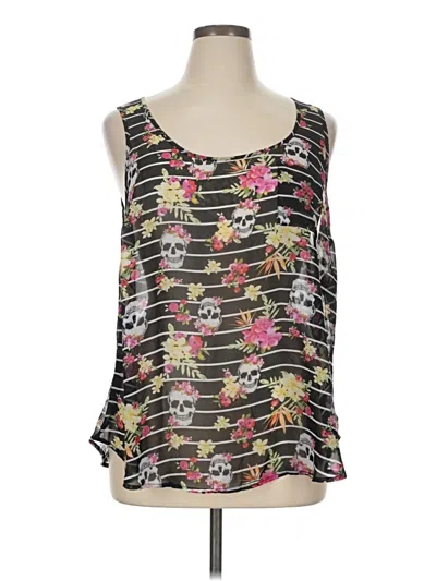 Pre-owned Torrid Sleeveless Blouse In Black