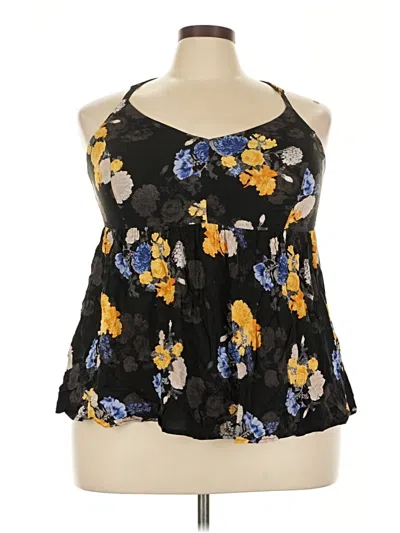 Pre-owned Torrid Sleeveless Blouse In Black