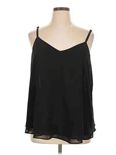 Pre-owned Torrid Sleeveless Blouse In Black
