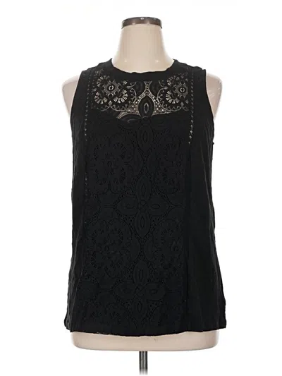 Pre-owned Torrid Sleeveless Blouse In Black