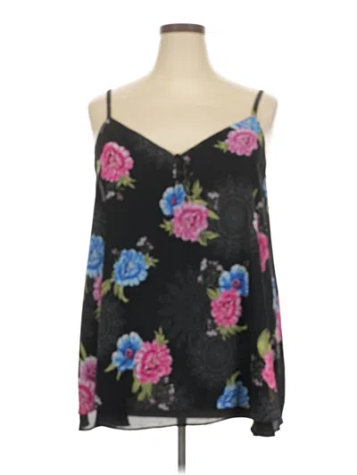 Pre-owned Torrid Sleeveless Blouse In Black