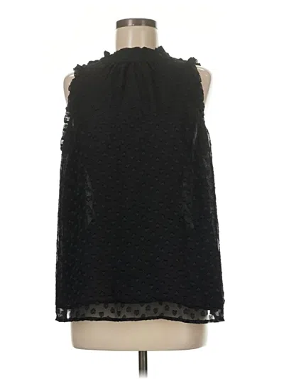 Pre-owned Torrid Sleeveless Blouse In Black
