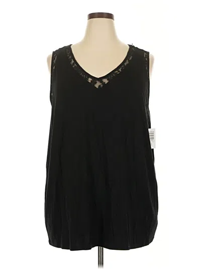 Torrid Sleeveless Blouse In Black