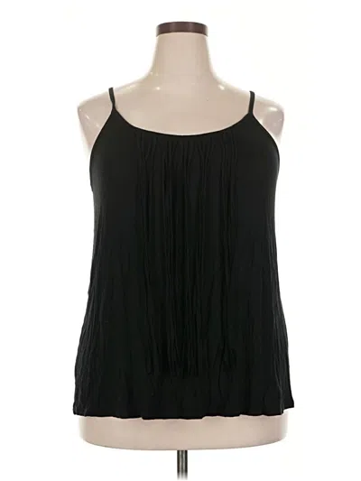 Pre-owned Torrid Sleeveless Blouse In Black