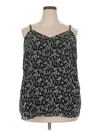 Pre-owned Torrid Sleeveless Blouse In Black