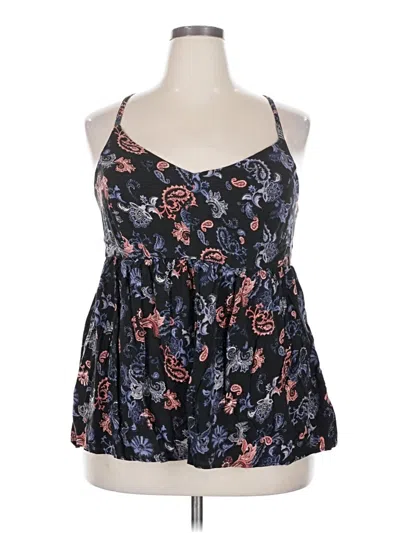 Pre-owned Torrid Sleeveless Blouse In Black