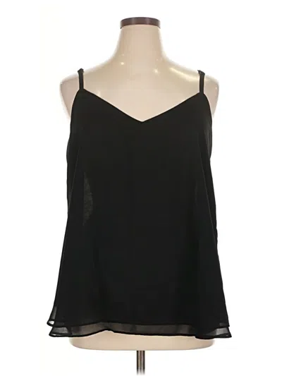 Pre-owned Torrid Sleeveless Blouse In Black