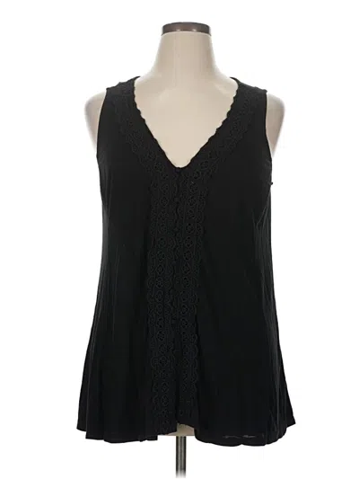 Pre-owned Torrid Sleeveless Blouse In Black