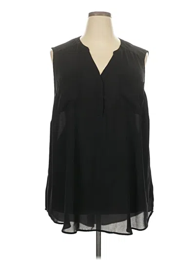 Pre-owned Torrid Sleeveless Blouse In Black