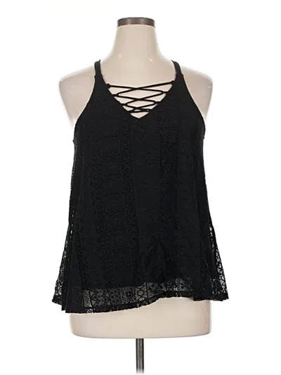 Pre-owned Torrid Sleeveless Blouse In Black