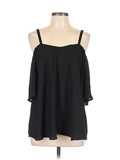 Pre-owned Torrid Sleeveless Blouse In Black