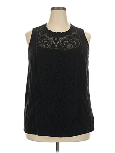 Pre-owned Torrid Sleeveless Blouse In Black