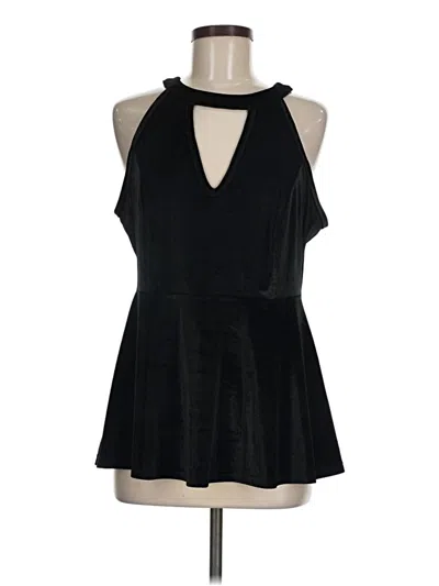 Pre-owned Torrid Sleeveless Blouse In Black