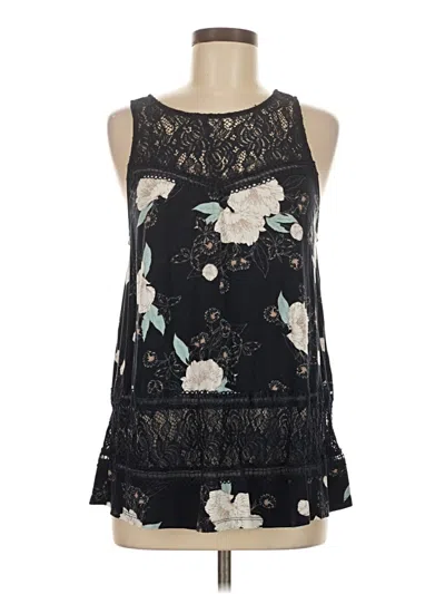 Pre-owned Torrid Sleeveless Blouse In Black