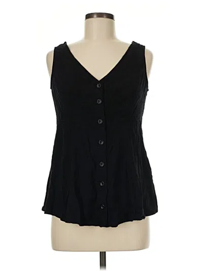 Pre-owned Torrid Sleeveless Blouse In Black