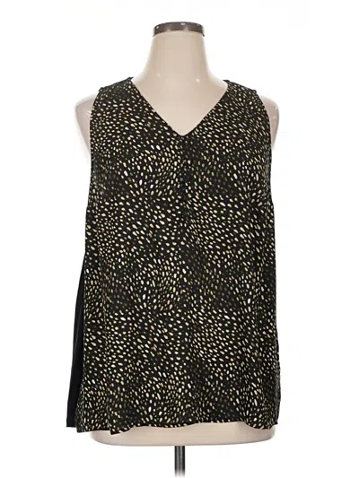 Pre-owned Torrid Sleeveless Blouse In Black