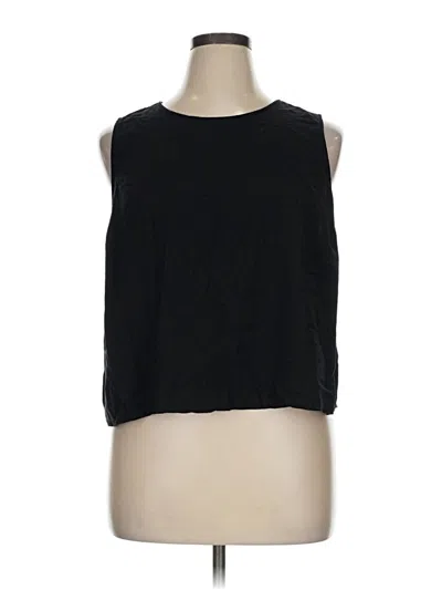 Pre-owned Torrid Sleeveless Blouse In Black