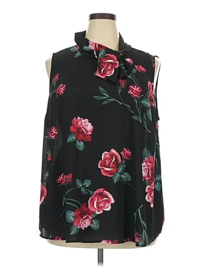 Pre-owned Torrid Sleeveless Blouse In Black