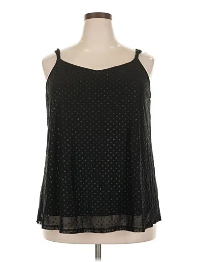 Pre-owned Torrid Sleeveless Blouse In Black