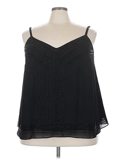 Pre-owned Torrid Sleeveless Blouse In Black