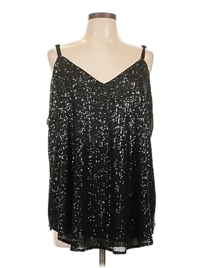Pre-owned Torrid Sleeveless Blouse In Black