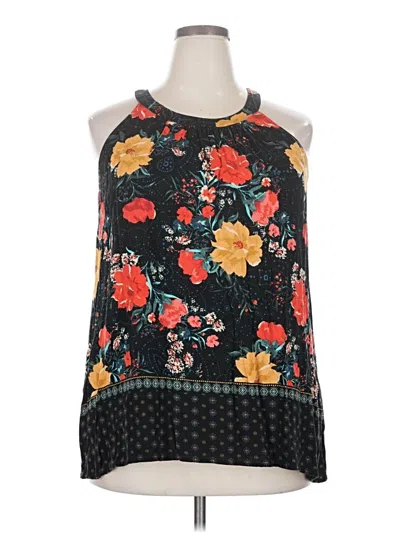 Pre-owned Torrid Sleeveless Blouse In Black