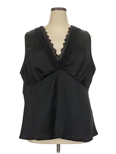 Pre-owned Torrid Sleeveless Blouse In Black