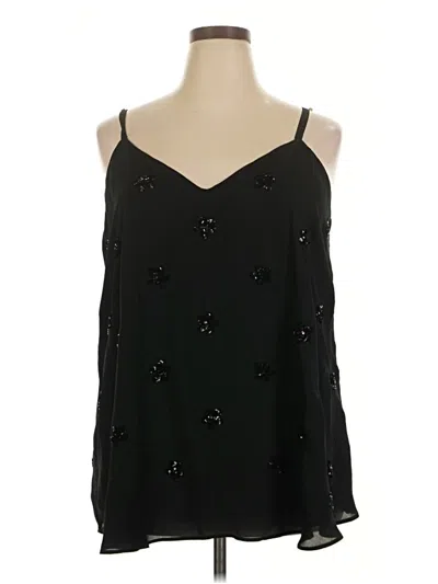Pre-owned Torrid Sleeveless Blouse In Black