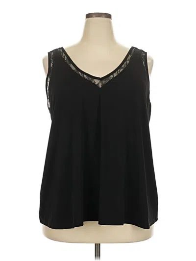 Pre-owned Torrid Sleeveless Blouse In Black