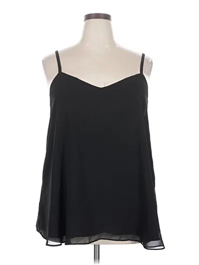 Pre-owned Torrid Sleeveless Blouse In Black
