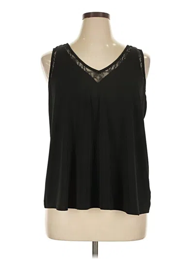 Pre-owned Torrid Sleeveless Blouse In Black