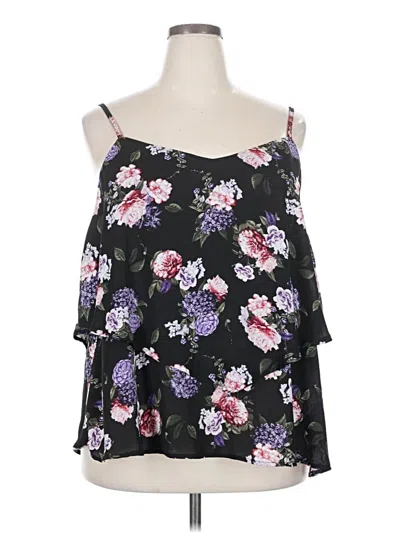 Pre-owned Torrid Sleeveless Blouse In Black