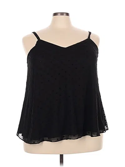 Pre-owned Torrid Sleeveless Blouse In Black